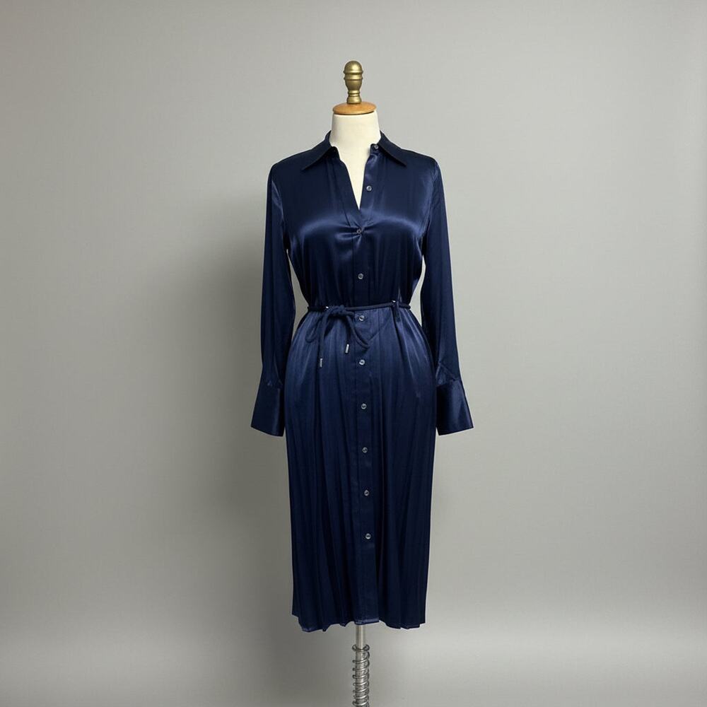 Rails navy satin Anina dress, Size XS, NEW WITH TAGS!